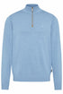 Bugatti 1/2 Zip Sweater Sky